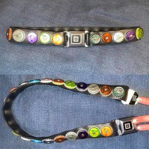 Vintage 90s bottle cap belt
